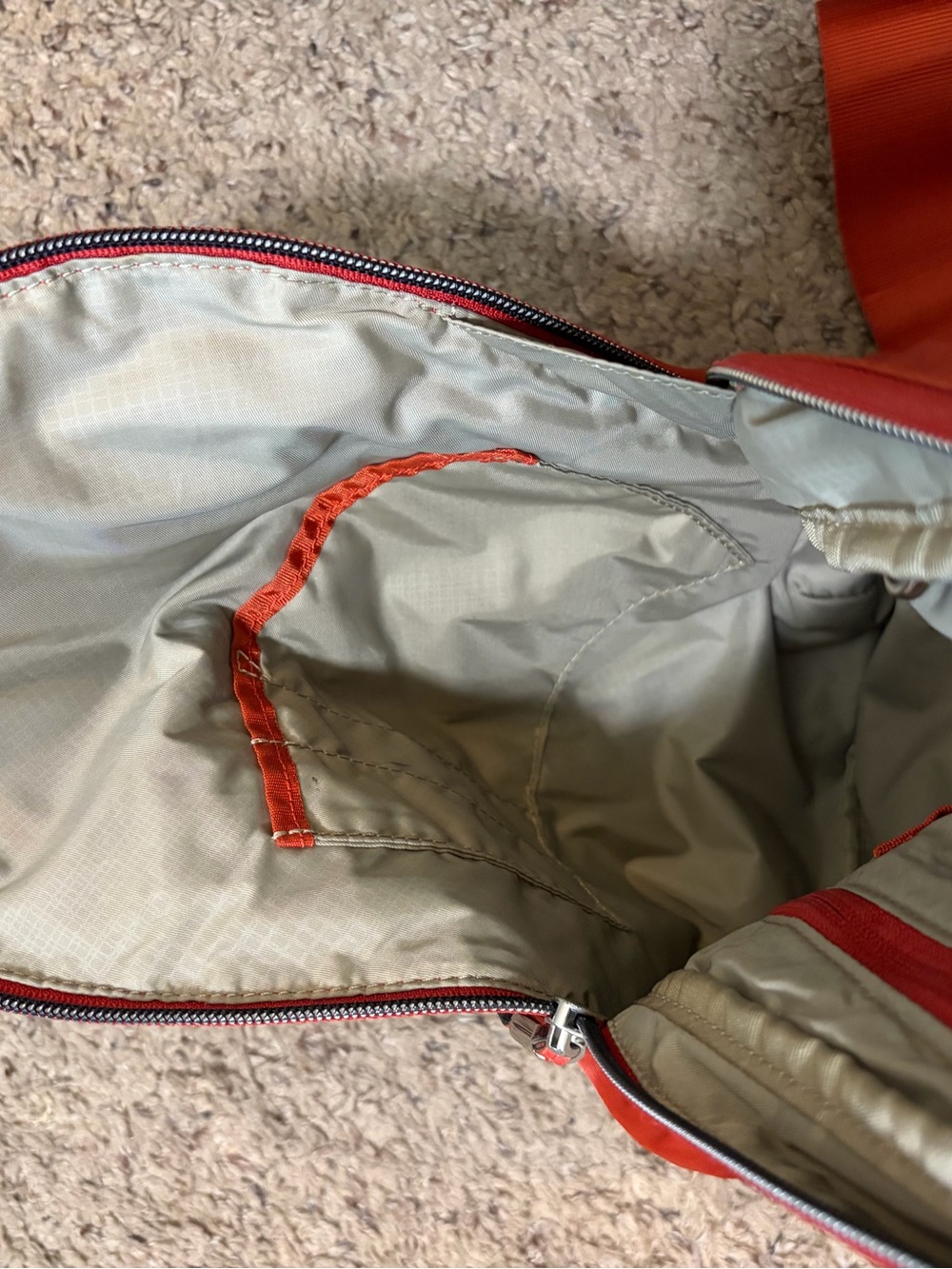 TUMI Voyageur Brive Sling Backpack in Red - Picture 9 of 10